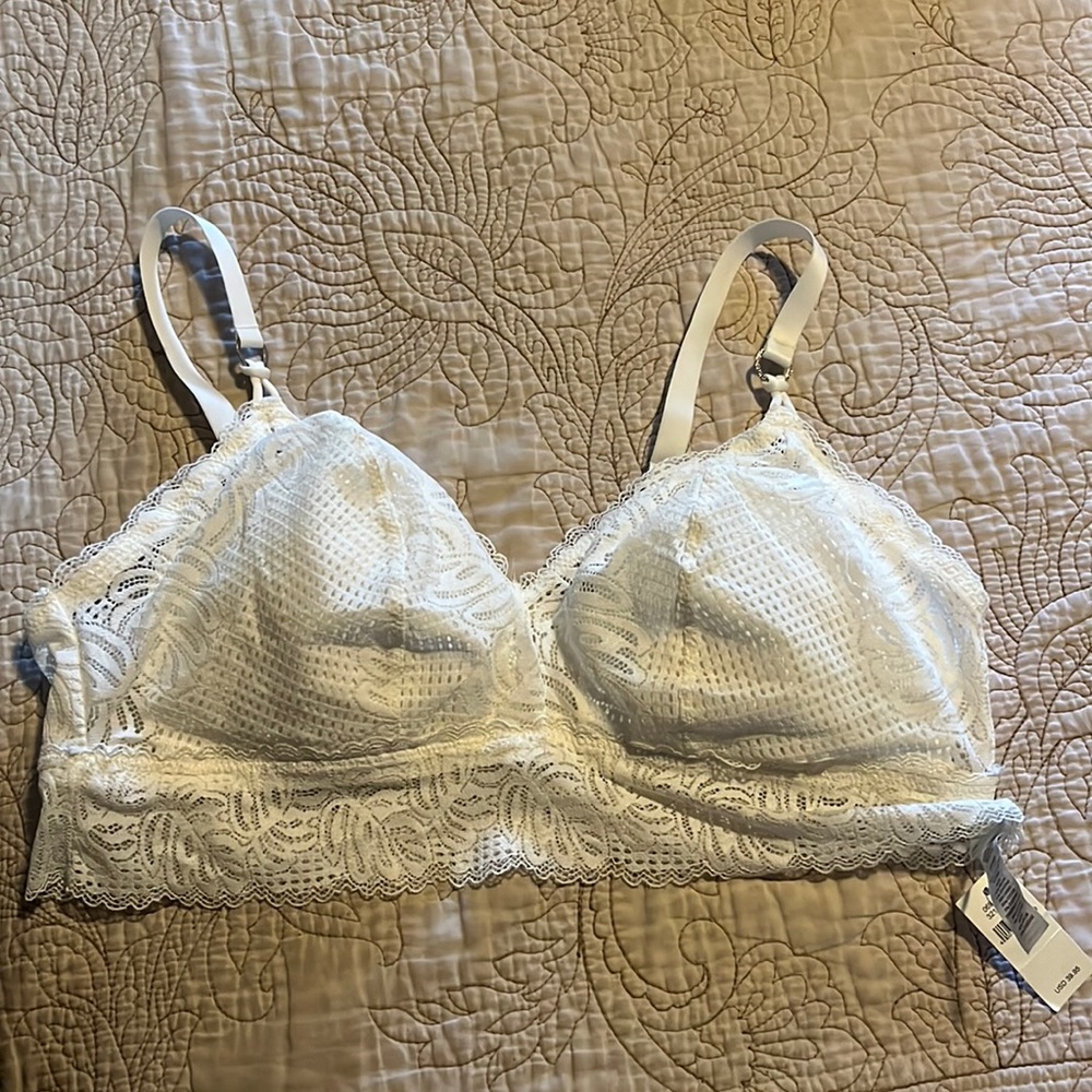 Aerie bralette cream, never worn new with tags